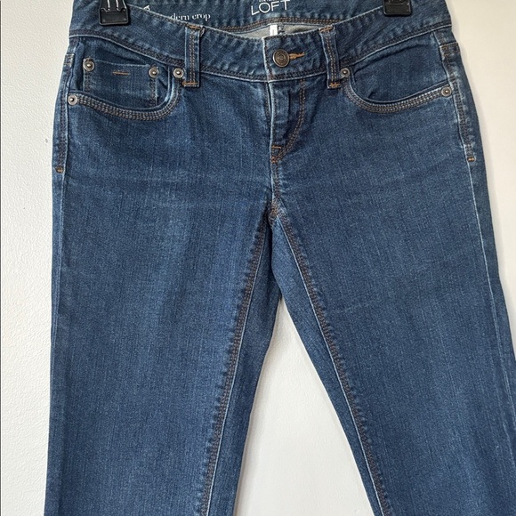 Ann Taylor LOFT modern crop jeans - Picture 5 of 7